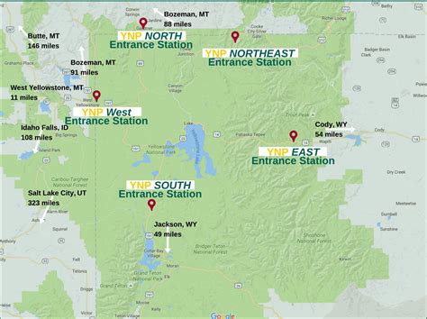 airports close to yellowstone national park